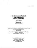 Cover page: New Highways, Induced Travel and Urban Growth Patterns: A "Before and After" Test