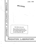 Cover page: THE ANGULAR DISTRIBUTION OF POSITIVE PIONS FROM 340 MEV PROTONS ON PROTONS