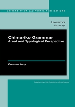 Cover page of Chimariko Grammar: Areal and Typological Perspective