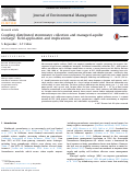 Cover page: Coupling distributed stormwater collection and managed aquifer recharge: Field application and implications