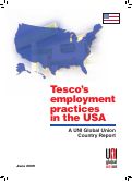 Cover page: Tesco’s employment practices in the USA