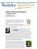 Cover page of 150 Years of Women in IEOR