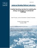 Cover page: Gradient boosting machine for modeling the energy consumption of commercial buildings