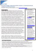 Cover page of Beyond the Budget: Implementing Ethnic Studies in a Divided Educational Landscape and Polarized Nation