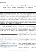 Cover page: Bone Bruise Patterns Associated With Pediatric and Adult Anterior Cruciate Ligament Tears Are Different