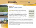 Cover page: Drought Tip: Managing Salts by Leaching