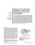 Cover page: Scaling of the Two-Phase Flow Downstream of a Gas Turbine Combustor Swirl Cup: Part I—Mean Quantities