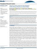 Cover page: Large CO2 and CH4 emissions from polygonal tundra during spring thaw in northern Alaska