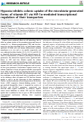 Cover page: Hypoxia inhibits colonic uptake of the microbiota-generated forms of vitamin B1 via HIF-1α-mediated transcriptional regulation of their transporters