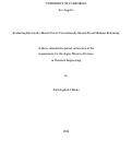 Cover page: Evaluating Electrically-Heated Versus Conventionally-Heated Steam Methane Reforming