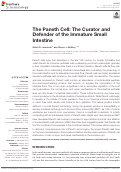 Cover page: The Paneth Cell: The Curator and Defender of the Immature Small Intestine