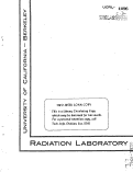 Cover page: n+ MESON MASS DETERMINATION