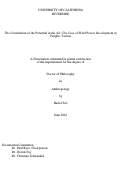 Cover page: The Constitution of the Potential in the Air: The Case of Wind Power Development in Penghu, Taiwan