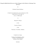 Cover page: Using the Birth-Death Process to Infer Changes in the Pattern of Lineage Gain and Loss