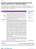 Cover page: Systemic Treatment of Patients With Metastatic Breast Cancer: ASCO Resource-Stratified Guideline.