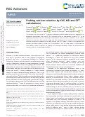 Cover page: Probing calcium solvation by XAS, MD and DFT calculations