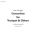 Cover page: Concertino for Trumpet and Others