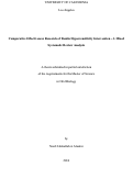 Cover page: Comparative Effectiveness Research of Dentin Hypersensitivity Intervention - A Mixed Systematic Review Analysis