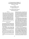 Cover page: A Computational Model of Connotation-Based Revision