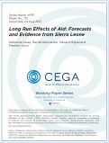 Cover page: Long Run Effects of Aid: Forecasts and Evidence from Sierra Leone