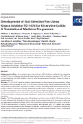 Cover page: Development of gut-selective pan-Janus kinase inhibitor TD-1473 for ulcerative colitis: A translational medicine program