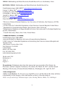 Cover page: Multitasking and Silent Electronic Health Record Use in Ambulatory Visits