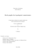 Cover page: Reeb graphs for topological connectomics