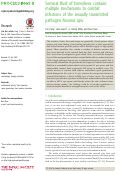 Cover page: Seminal fluid of honeybees contains multiple mechanisms to combat infections of the sexually transmitted pathogen Nosema apis