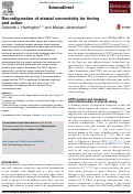 Cover page: Reconfiguration of striatal connectivity for timing and action