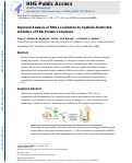 Cover page: Improved Analysis of RNA Localization by Spatially Restricted Oxidation of RNA–Protein Complexes