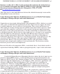 Cover page: Leader prototypicality moderates the relation between access to flexible work options and employee feelings of respect and leader endorsement