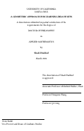 Cover page of A Geometric Approach for Learning Reach Sets