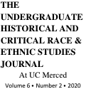 Cover page: THE UNDERGRADUATE HISTORICAL AND CRITICAL RACE &amp; ETHNIC STUDIES JOURNAL