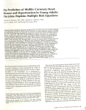 Cover page: The Prediction of Midlife Coronary Heart Disease and Hypertension in Young Adults: The Johns Hopkins Multiple Risk Equations