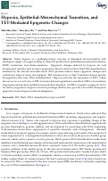 Cover page: Hypoxia, Epithelial-Mesenchymal Transition, and TET-Mediated Epigenetic Changes