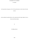 Cover page: US Foreign Policy Consequences: The 1947 National Security Act in the Context of Central America