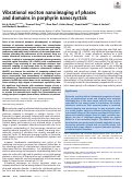 Cover page: Vibrational exciton nanoimaging of phases and domains in porphyrin nanocrystals