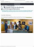 Cover page of Cheadle Center Collections &amp; Biodiversity Newsletter - May 2024
