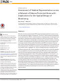 Cover page: Assessment of habitat representation across a network of marine protected areas with implications for the spatial design of monitoring.