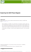 Cover page: Exploring the QCD Phase Diagram