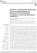 Cover page: Depletion of Hemoglobin Transcripts and Long-Read Sequencing Improves the Transcriptome Annotation of the Polar Bear (Ursus maritimus)