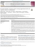 Cover page: Six month durability of targeted cognitive training supplemented with social cognition exercises in schizophrenia