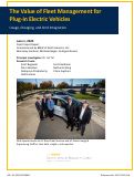 Cover page: The Value of Fleet Management for Plug-in Electric Vehicles: Usage, Charging, and Grid Integration