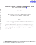 Cover page: Cosmological moduli problem in a supersymmetric model with direct gauge 
mediation