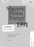 Cover page: Magnetic Fusion Energy 1991