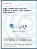 Cover page: High-resolution rural poverty mapping in Pakistan with ensemble deep learning