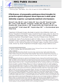 Cover page: Effectiveness of preoperative autologous blood donation for protection against allogeneic blood exposure in adult spinal deformity surgeries: a propensity-matched cohort analysis.