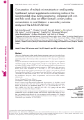 Cover page: Consumption of multiple micronutrients or small-quantity lipid-based nutrient supplements containing iodine at the recommended dose during pregnancy, compared with iron and folic acid, does not affect women’s urinary iodine concentration in rural Malawi: a secondary outcome analysis of the iLiNS DYAD trial