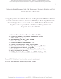 Cover page: Collaborative Method Performance Study of the Measurement of Nicotine, its Metabolites, and Total Nicotine Equivalents in Human Urine