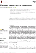 Cover page: Diagnosis and Treatment of Infections in the Burn Patient.